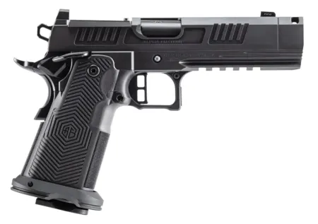 Alpha Foxtrot AA39X2CIG-XDBK17 AF1911 Romulus 10mm Auto 18+1 4.25" Black DLC Stainless Steel Threaded Compensated Barrel, Optic Ready/Serrated Slide & Frame w/Beavertail & Picatinny Rail, RMSc/RMR Foo