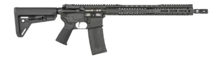 Black Rain Ordnance SSP300BLKABLK SSP  300 Blackout 30+1 16" Black Nitride Threaded Barrel, Black Armor Cerakote Aluminum Receiver w/Picatinny Rail, Magpul MOE SL Black Polymer Stock, Black Magpul Gri