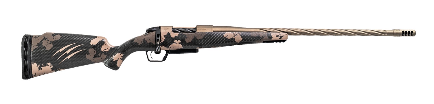 Fierce Firearms ROGSSX22CM18BRS Twisted Rogue XP 22 Creedmoor 3+1 18" Smoked Bronze Cerakote Spiral Fluted Threaded Stainless Steel Barrel, Drilled & Tapped Receiver, BiPod Rail Forend, Sonora Ambush
