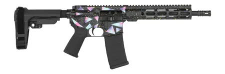 Shark Coast Tactical SCC07237MIA-P Miami  5.56 NATO 30+1 10.50" Black Nitride Threaded Barrel, Aluminum Receiver w/Picatinny Rail, M-LOK Handguard, Polymer SB Tactical SBA3 Brace, Polymer Grip