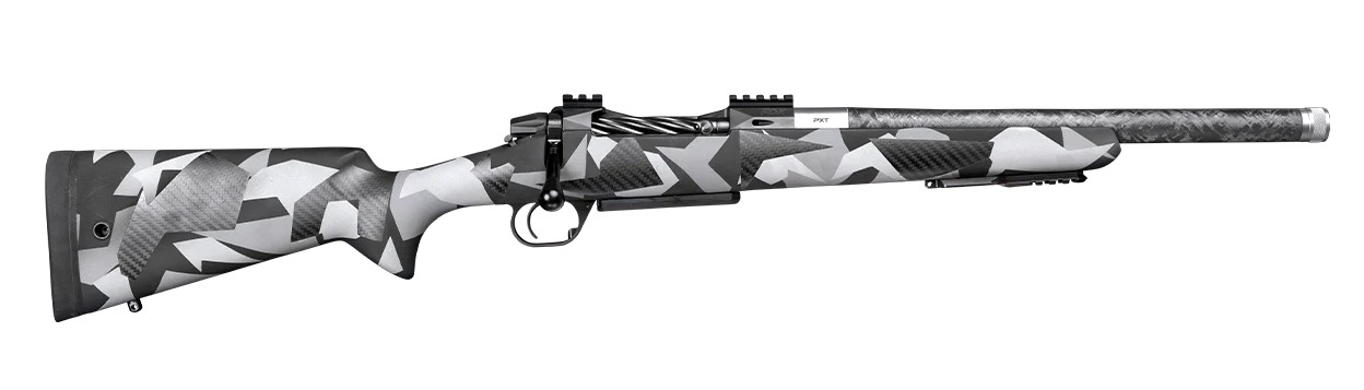 Proof Research 153925 Elevation FDX LWH 22 Creedmoor 18" Carbon Fiber Threaded Barrel, Splinter Camo Carbon Fiber Stock, Right Hand