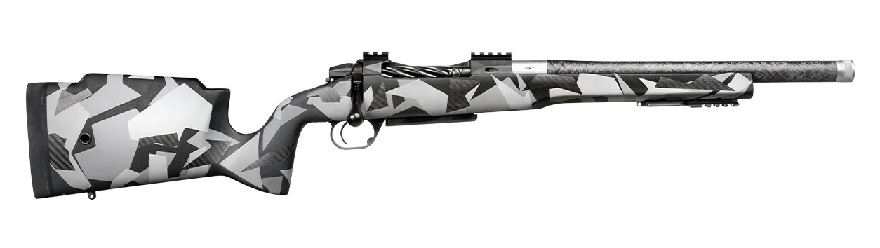 Proof Research 153994 Elevation FDX MTR 6.5 Creedmoor 18" Carbon Fiber Threaded Barrel, Splinter Camo Carbon Fiber Stock, Right Hand