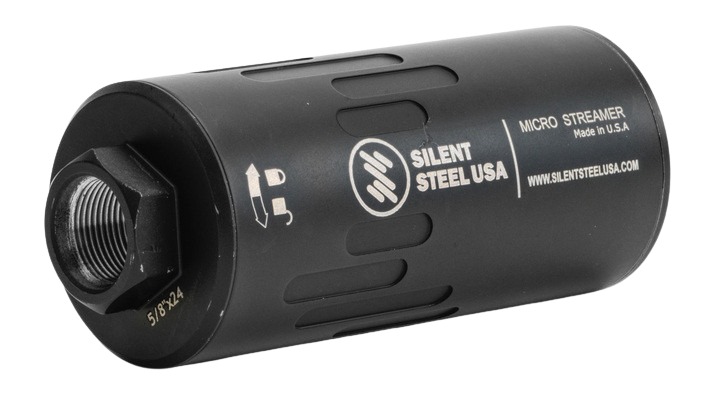 Raider Defense  Micro Streamer 9mm Armor Black 1.375x24