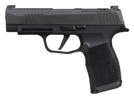 Sig Sauer 365XL9BXR3P15 P365XL  Micro-Compact 9mm Luger 15+1 3.70" Black Barrel, Black Nitron Stainless Steel Optic Ready/Serrated Slide, Black Stainless Steel Frame w/Accessory Rail, Black X Polymer