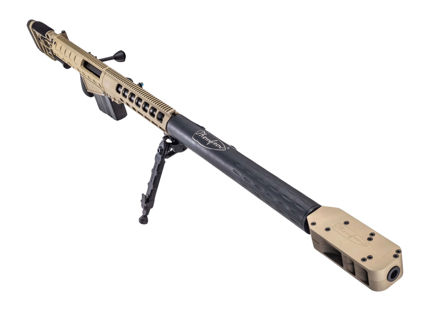 Thompson TAO50FDE TAO50  50 BMG 10+1 29" Black Barrel, Flat Dark Earth Anodized Receiver w/Picatinny Rail, Barrett Accu-Tac Bipod, Black Polymer Magpul PRS Gen3 Stock, Magpul MOE+ Grip