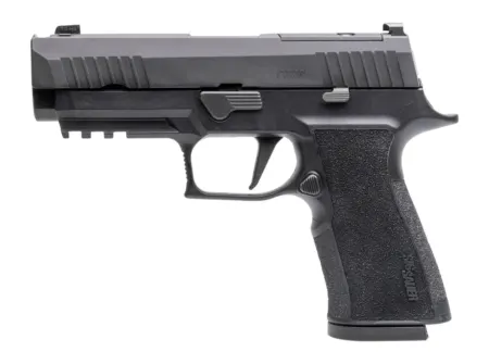 Sig Sauer 320XCA10COMP10 P320 XTen Carry Comp 10mm Auto 10+1 3.80" Black Nitron Optic Ready/Single Port Integrated Expansion Slide, Black Stainless Steel Frame w/Picatinny Rail, XSeries Carry Length M