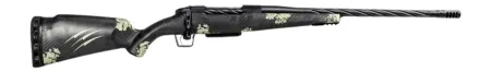 Fierce Firearms ROGSSX22CM22BF Twisted Rogue XP 22 Creedmoor 3+1 22" Black Cerakote Spiral Fluted Threaded Barrel, Stainless Steel Drilled & Tapped Receiver, Picatinny Rail Forend, LR Negative Comb Ca