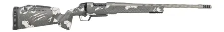 Fierce Firearms RIVSSX22CM18GP Twisted Rival XP 2.0 22 Creedmoor 3+1 18" Glacier Cerakote Spiral Fluted Threaded Barrel, Stainless Steel Drilled & Tapped Receiver, Arca Rail Forend, Phantom Camo Push
