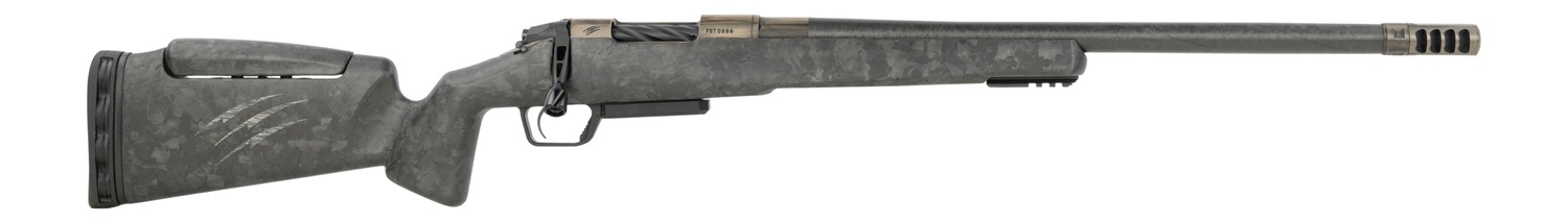 Fierce Firearms RIVTCX7PRC20DTM CT Rival XP 2.0 7mm PRC 3+1 20" Carbon Fiber Match Grade Threaded Barrel, Distressed Tan Titanium Drilled & Tapped Receiver, Carbon Matrix Push Button Adj Cheek Piece C