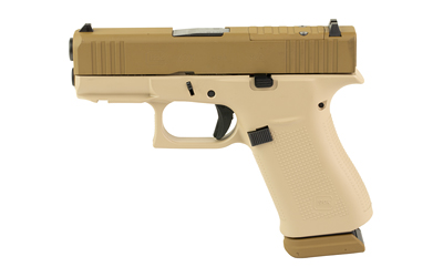 GLOCK 43X 9MM 15RD TWO TONE TAN