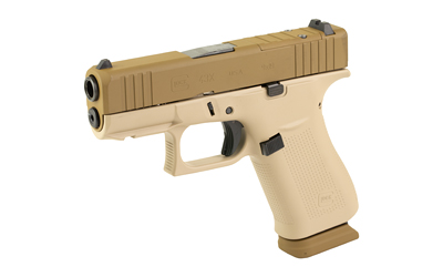 GLOCK 43X 9MM 15RD TWO TONE TAN - Image 3
