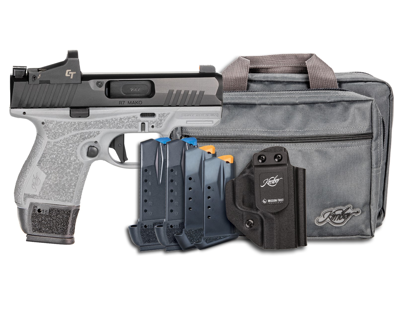 KIMBER R7 MAKO 9MM GY 15+1 OI BUNDLE#