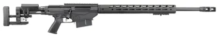 Ruger 18081 Precision  300 Win Mag 5+1 26" Heavy Contour Barrel with Magnum Muzzle Brake, Tunable Compensator, Type III Hard Coat Anodized Finish, Ruger Precision MSR Stock, Optics Ready