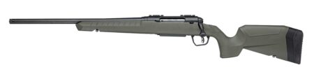 Savage Arms 33138 Axis 2 243 Win 4+1 20" Matte Black Carbon Steel Threaded Barrel, Drilled & Tapped Receiver, OD Green Fixed w/Pistol Grip Synthetic Stock, Left Hand