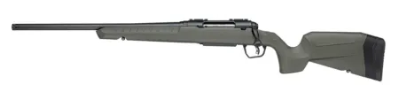 Savage Arms 33145 Axis 2 270 Win 4+1 20" Matte Black Carbon Steel Threaded Barrel, Drilled & Tapped Receiver, OD Green Fixed w/Pistol Grip Synthetic Stock, Left Hand