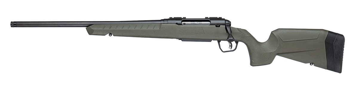 Savage Arms 33146 Axis 2 30-06 Springfield 4+1 20" Matte Black Carbon Steel Threaded Barrel, Drilled & Tapped Receiver, OD Green Fixed w/Pistol Grip Synthetic Stock, Left Hand
