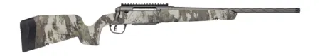 Savage Arms 33220 Axis 2 Pro 270 Win 4+1 20" Gun Metal Bronze Cerakote Spiral Fluted Threaded Barrel & Receiver w/Picatinny Rail, Savage Woodland Camo Fixed w/Pistol Grip Synthetic Stock, Right Hand