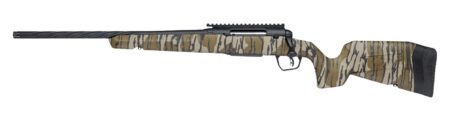 Savage Arms 33325 Axis 2 Pro 270 Win 4+1 20" Black Cerakote Carbon Steel Spiral Fluted Threaded Barrel & Receiver w/Picatinny Rail, Mossy Oak Original Bottomland Fixed w/Pistol Grip Synthetic Stock, L