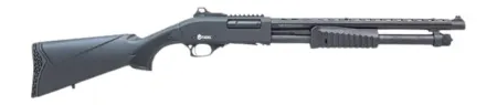 Citadel FRMN1220BLK Mariner 12 Gauge Pump 3" 4+1 18.50" Matte Black Heat Shield Barrel & Receiver w/Picatinny Rail, Fixed Black Synthetic Stock