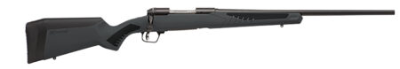 Savage Arms 57062 110 Hunter Full Size 204 Ruger 4+1 22" Matte Black Button-Rifled Barrel, Matte Black Drilled & Tapped Carbon Steel Receiver, Adj AccuStock Matte Gray Synthetic Stock, Right Hand
